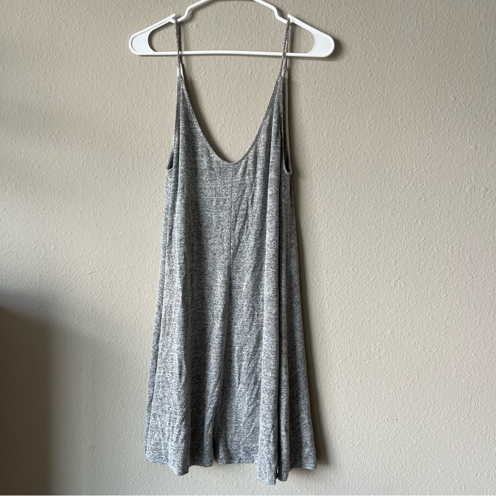 Aritzia Wilfred Heather Gray Knit Dress